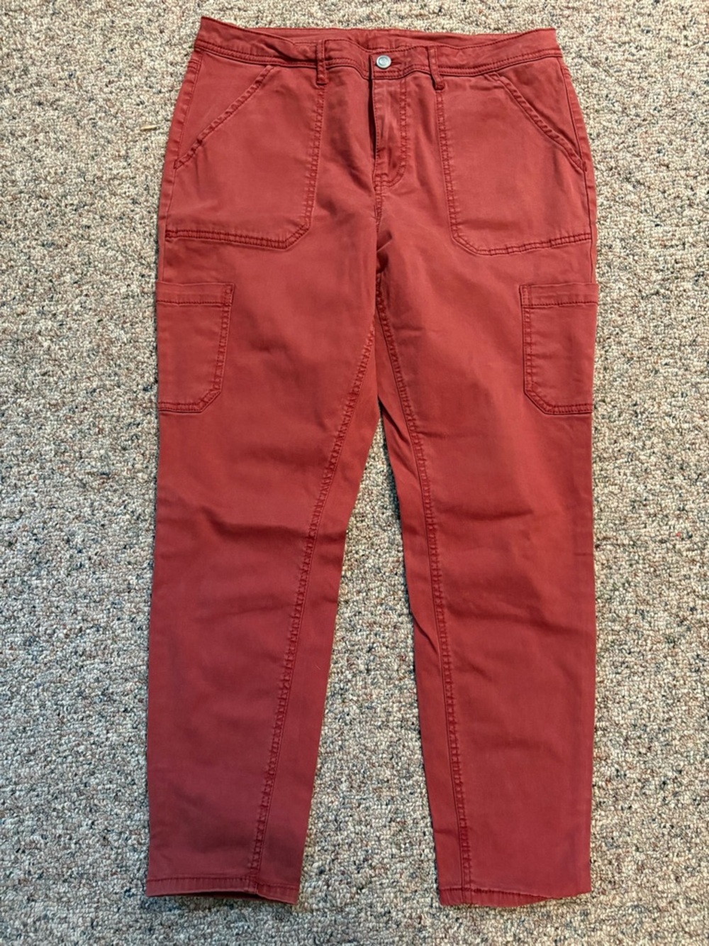 Faded Glory Rust/Terracotta Cargo Pants